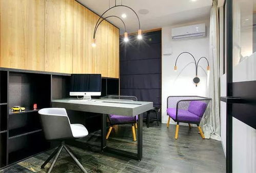 基辅设计新潮 合二为一的多色空间住宅室内装饰装修